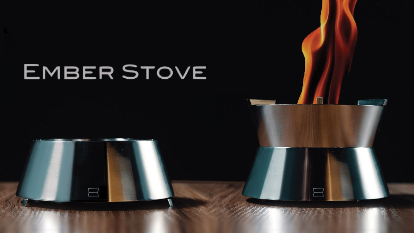 スタイリッシュ&コンパクトなポケットストーブ、Ember Stove。